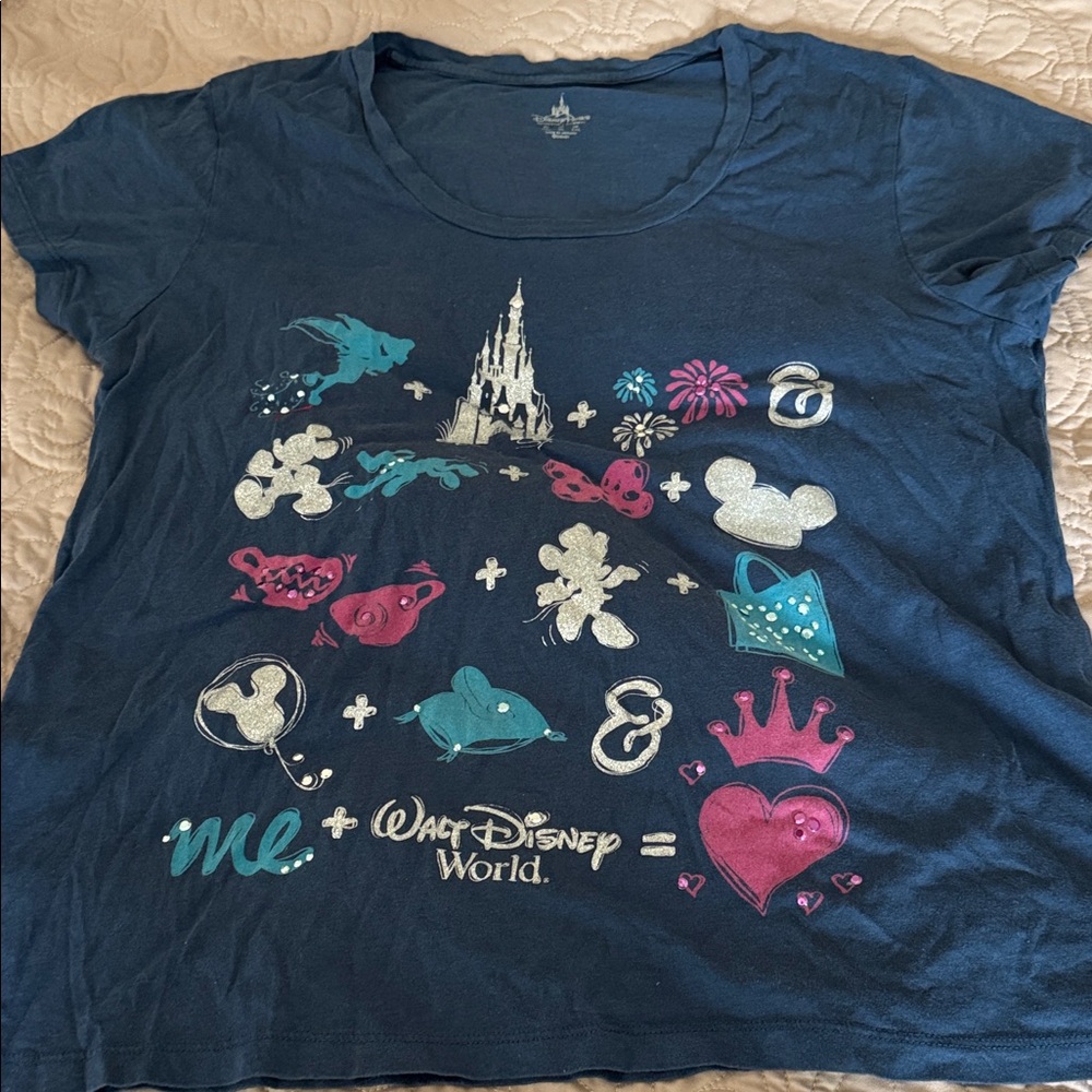 Authentic Disney Park Womens’ BLINGY T (XL)